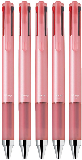 PILOT 百樂 四色超級果汁筆 0.4mm, 珊瑚粉, 5支