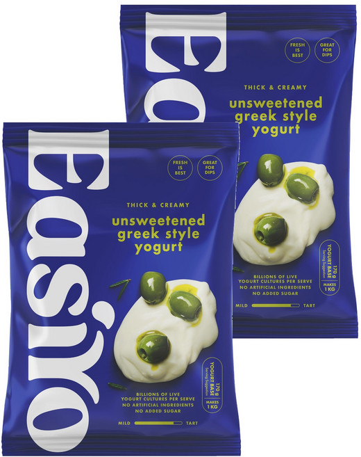 EasiYo 希臘式優格粉 原味, 170g, 1包, 2包