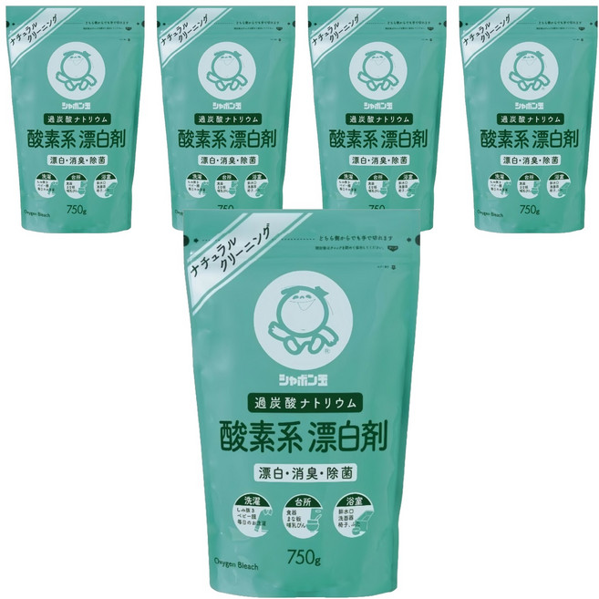 Shabon 含氧漂白劑, 750g, 5包