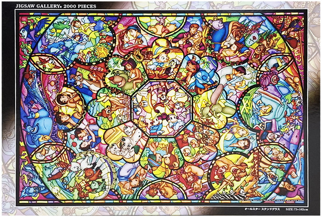Tenyo 米奇 拼圖, 2000片, 1組