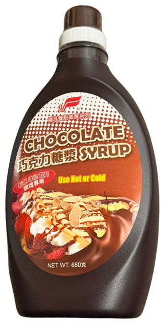 FUFANN 福汎 巧克力糖漿, 680g, 1瓶