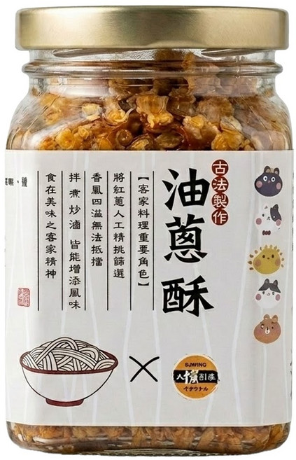 SUNFOOD 太禓食品 古法製作純手工油蔥酥, 300g, 1罐