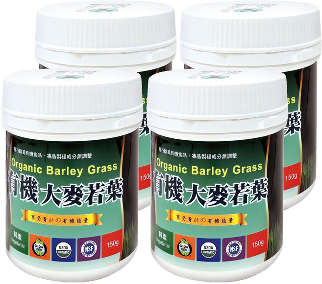 BuDer 標達 有機大麥若葉, 150g, 4罐