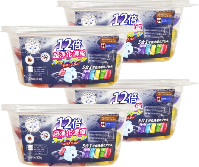 洗衣球 8g, 100顆, 4盒
