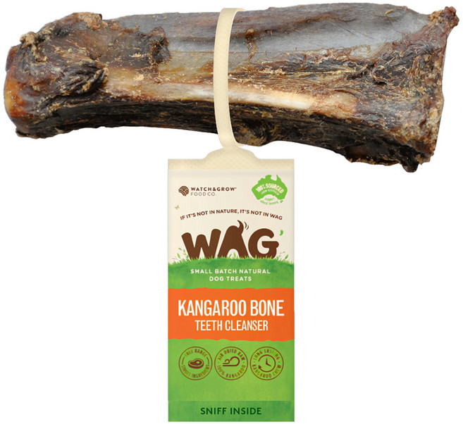 WAG 天然澳 袋鼠潔牙骨頭, 袋鼠, 100g, 1個