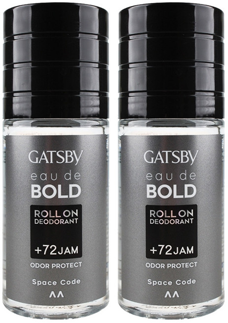 Gatsby 止汗體香滾珠 夜幕迷慾, 50ml, 2個