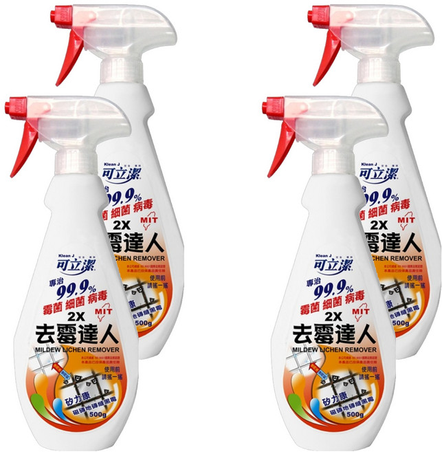 Klean J 可立潔 2X去霉達人, 500g, 4瓶