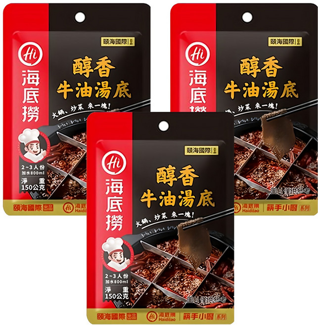 醇香牛油湯底, 150g, 3入