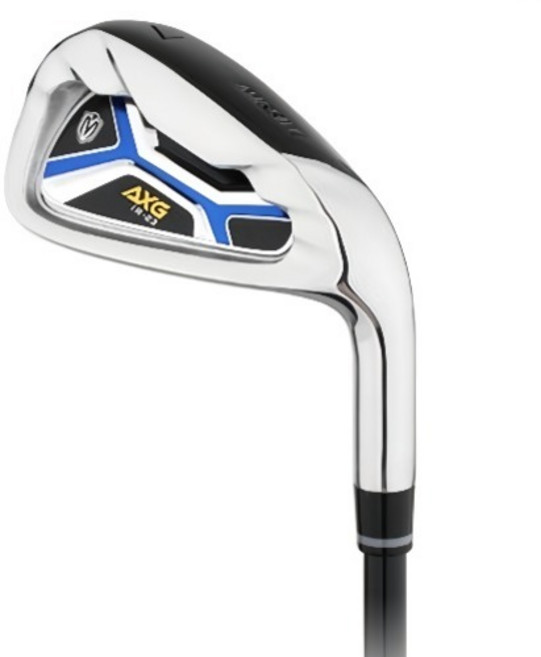 MISSILE GOLF 男士用 AXG 輕量鋼 碳纖維鐵桿 輕量4號, 23度, R