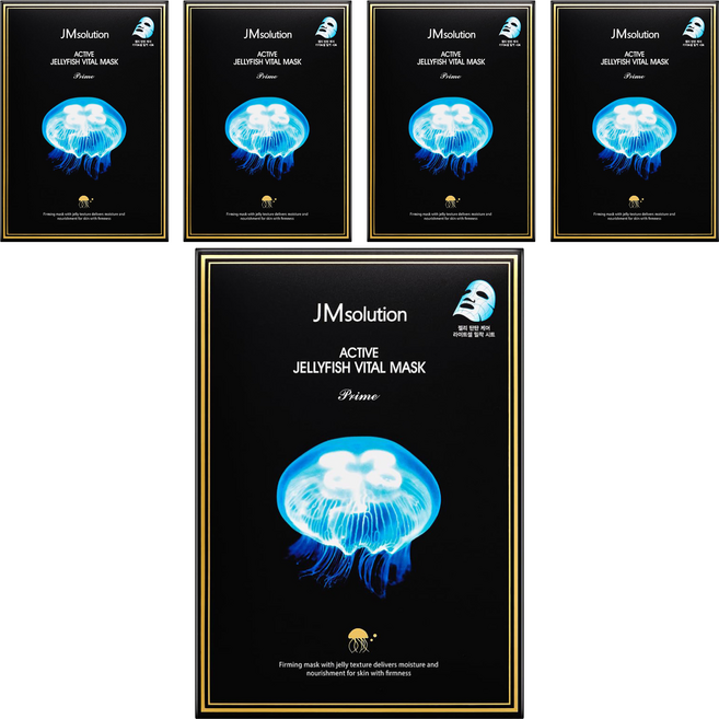 JMsolution 肌司研 韓國原廠直供 水母緊緻活化面膜, 10片, 5盒