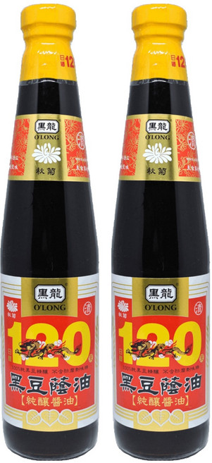 黑龍 秋菊級黑豆蔭油 清油, 400ml, 2瓶
