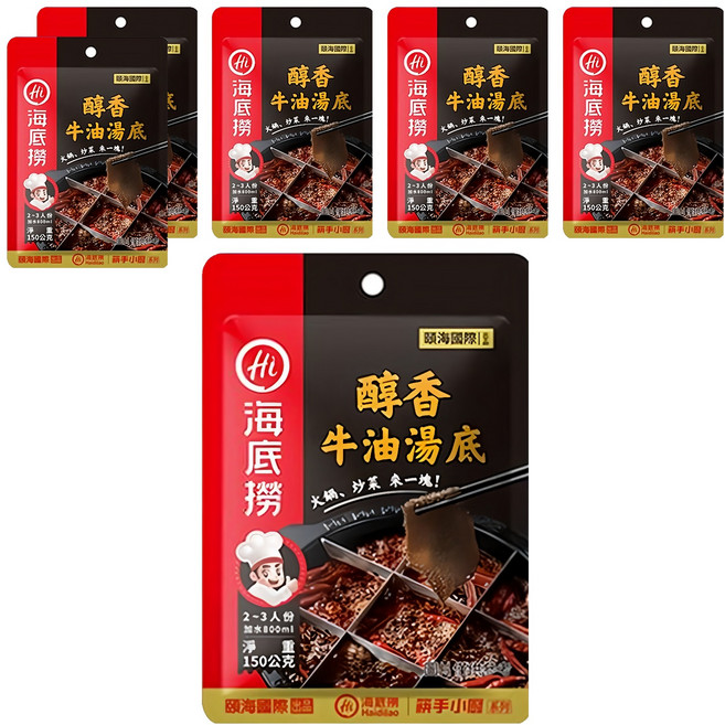 醇香牛油湯底, 150g, 6入