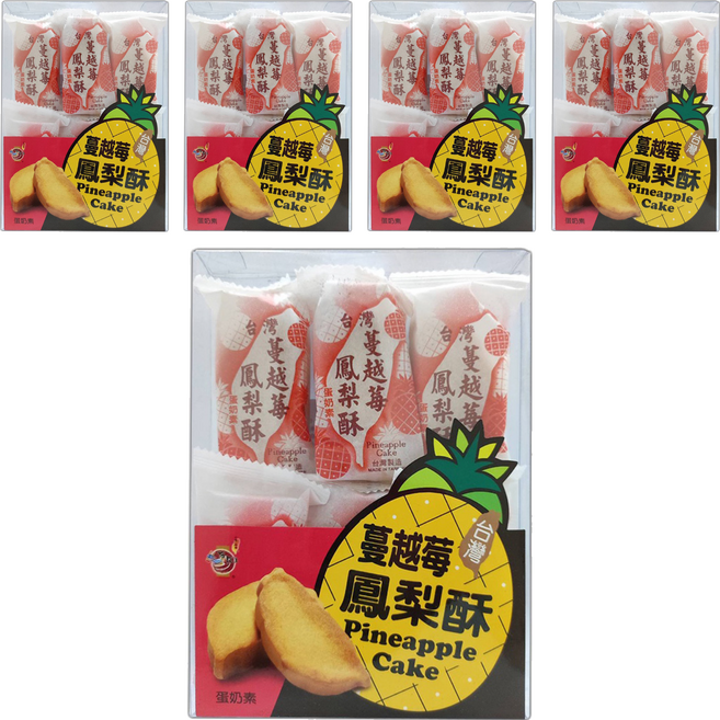 Onlyone 海龍王 蔓越莓鳳梨酥, 210g, 5盒