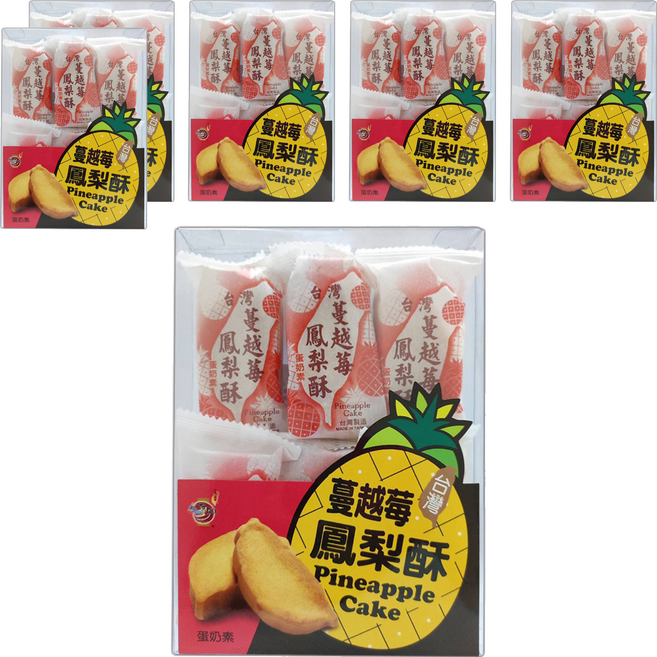 Onlyone 海龍王 蔓越莓鳳梨酥, 210g, 6盒