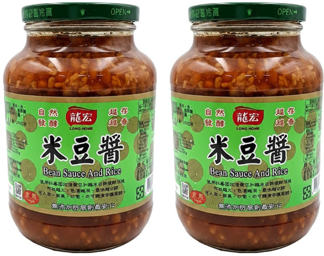 龍宏 米豆醬, 900g, 2罐