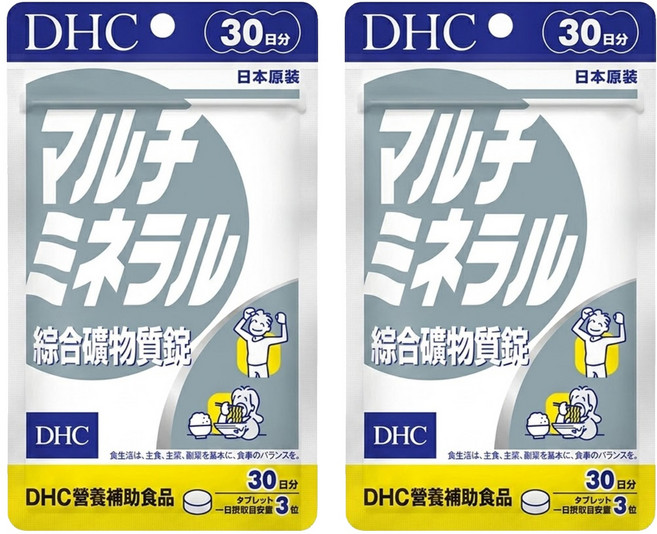 DHC 台灣公司貨 綜合礦物質 30日份, 450mg, 90顆, 2包