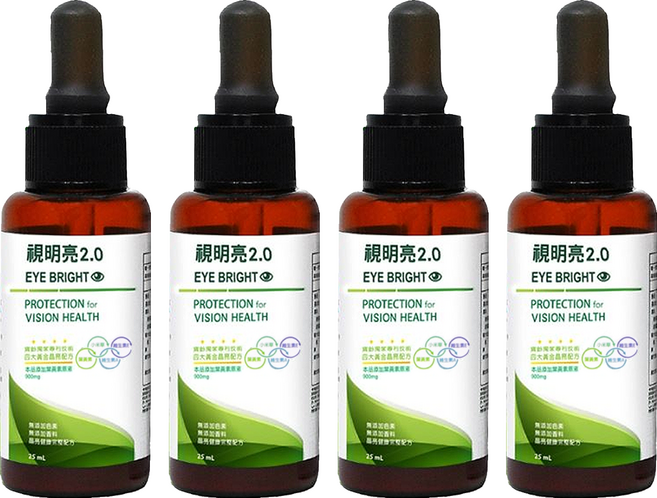PBF 寶齡富錦生技 視明亮2.0滴劑, 25ml, 4瓶