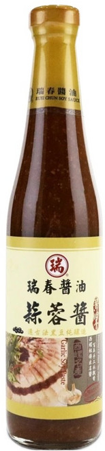 瑞春醬油 蒜蓉醬油膏, 420ml, 1瓶