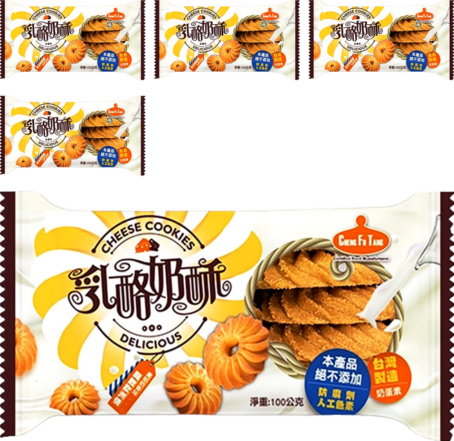 正福堂 乳酪奶酥 小, 100g, 5包