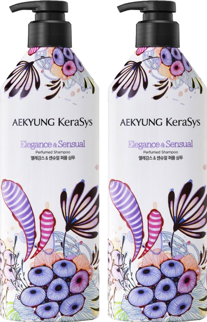 KERASYS 可瑞絲 香氛洗髮精 英倫粉紫, 600ml, 2瓶
