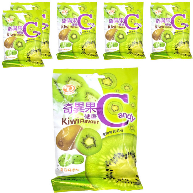 綠得製菓 奇異果硬糖, 100g, 6袋