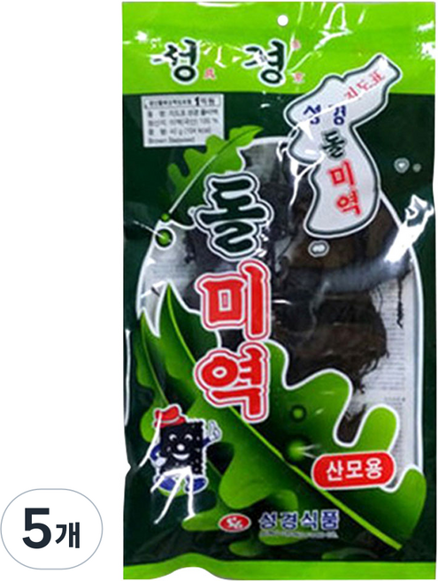 聖經食品 地圖牌 聖經海帶芽, 5個