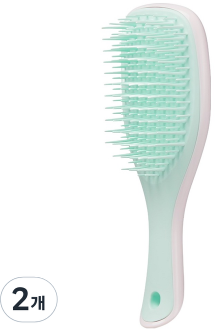 TANGLE TEEZER Wet Detangler 迷你梳, 棉花糖雙色, 2個