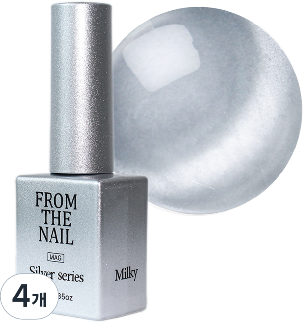 FROM THE NAIL MAGNET 彩色凝膠指甲油, FG.215, 10g, 4個