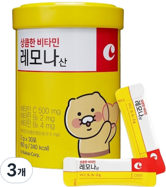LEMONA 萊蒙娜 維他命C粉隨身包, 30入, 3組