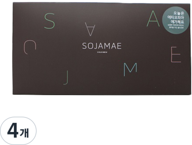 SOJAMAE 今日埃塞俄比亞耶加雪菲冷萃原豆即溶咖啡, 30入, 4個
