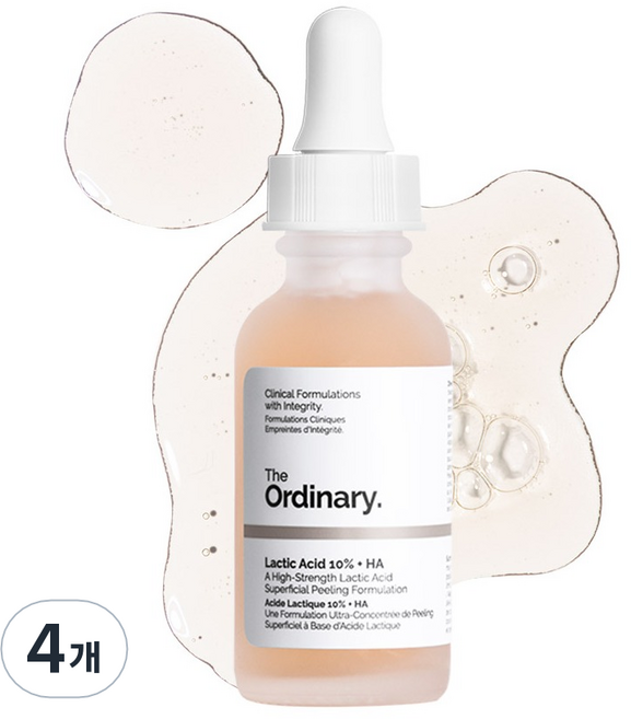 The Ordinary. 乳酸HA精華液, 30ml, 4個