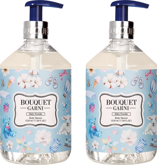 BOUQUET GARNI 香水沐浴露 寶寶香, 520ml, 2瓶