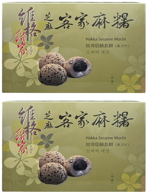 vigor kobo 維格餅家 客家麻糬 芝麻口味 6顆, 180g, 2盒