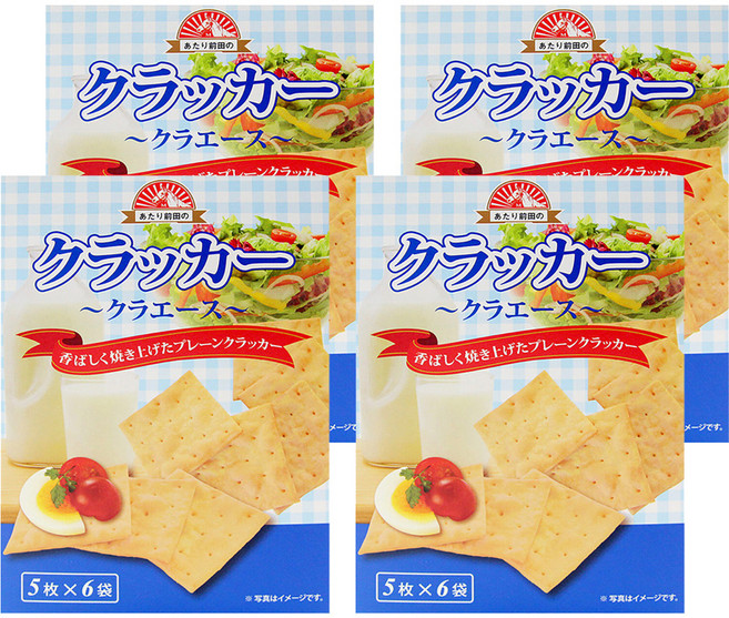 Atari Maeda 前田製菓 原味蘇打餅乾, 114g, 4盒
