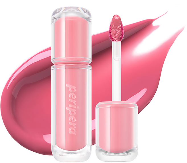 peripera 晶亮水光唇釉 2.0, 04 桃氣泡泡, 1個