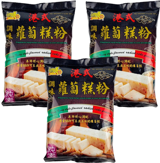 金錢豹 港式蘿蔔糕粉, 500g, 3包