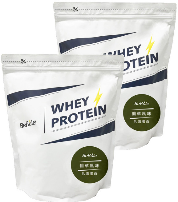 BeRule 乳清蛋白粉 仙草風味, 1kg, 2包
