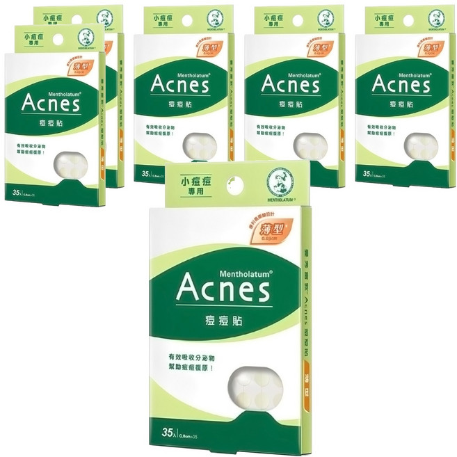 MENTHOLATUM 曼秀雷敦 Acnes 痘痘貼, 35個, 6盒