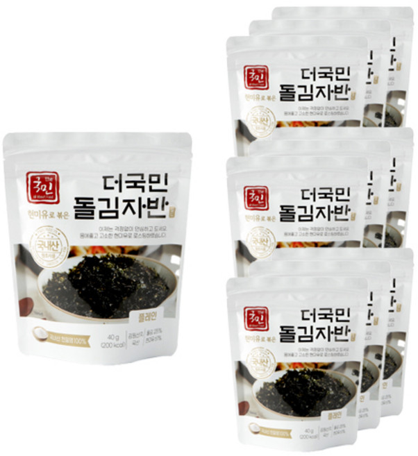 the Gukmin 玄米油海苔酥, 40g, 10包