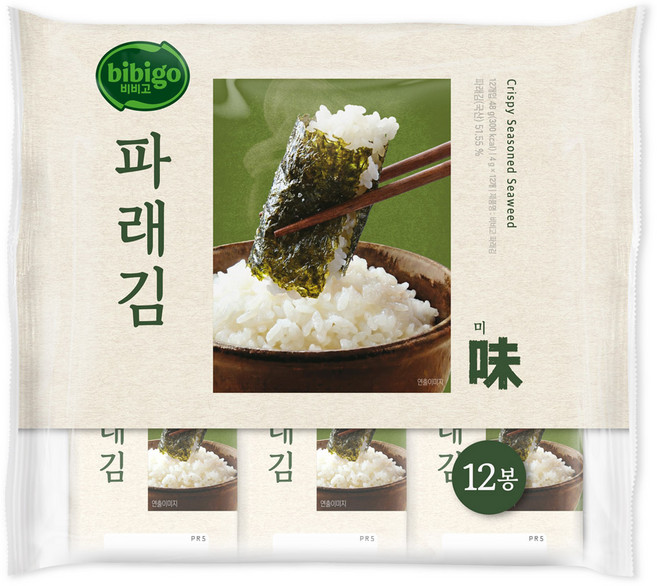 CJ bibigo 青海苔便當海苔, 2個