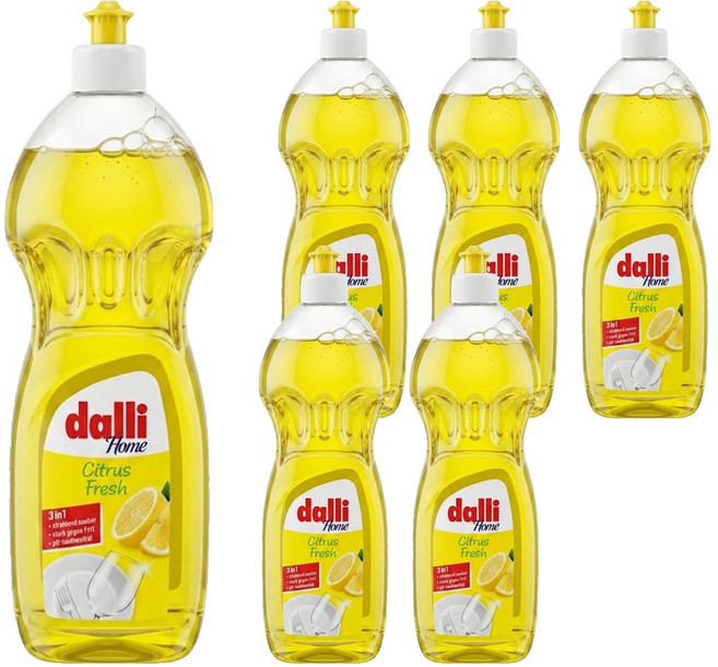 dalli 達麗 全效能3合1 超濃縮 洗碗精, 1L, 6瓶