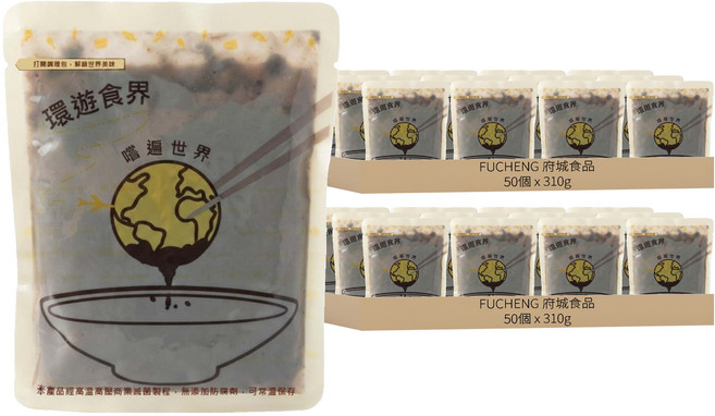 FUCHENG 府城食品 紅豆湯, 310g, 100個