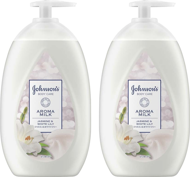 Johnson's 嬌生 美體主張煥采透亮乳液 維他命B3 百合梨果香, 500ml, 2瓶