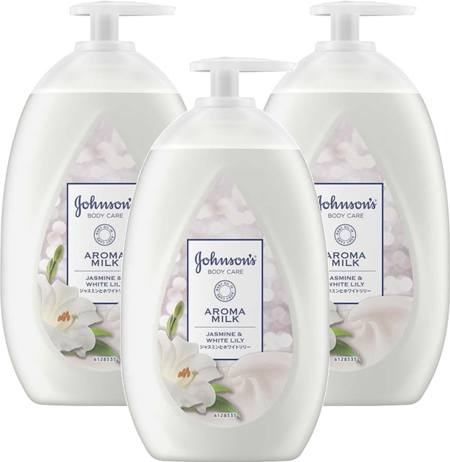 Johnson's 嬌生 美體主張煥采透亮乳液 維他命B3 百合梨果香, 500ml, 3瓶