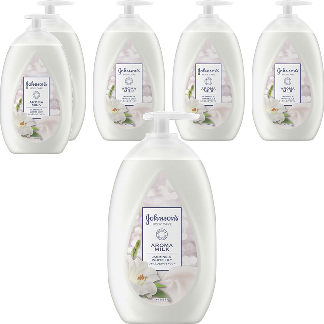 Johnson's 嬌生 美體主張煥采透亮乳液 維他命B3 百合梨果香, 500ml, 6瓶