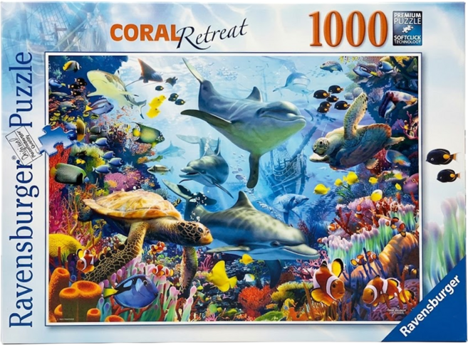 Ravensburger 維寶 珊瑚礁靜修處拼圖, 1000片, 珊瑚礁靜修處, 1盒