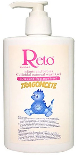 Reto 嬰幼兒燕麥膠體沐浴凝膠, 250ml, 1瓶