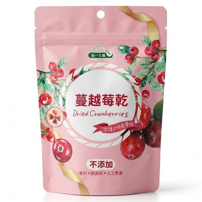 統一生機 蔓越莓乾, 100g, 1包