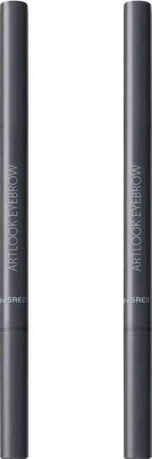 THe SaeM 得鮮 自然柔順持色眉筆 0.2g, 02 深棕色, 2支