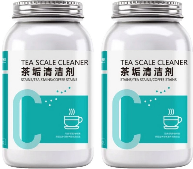 茶垢清潔劑, 500g, 2瓶